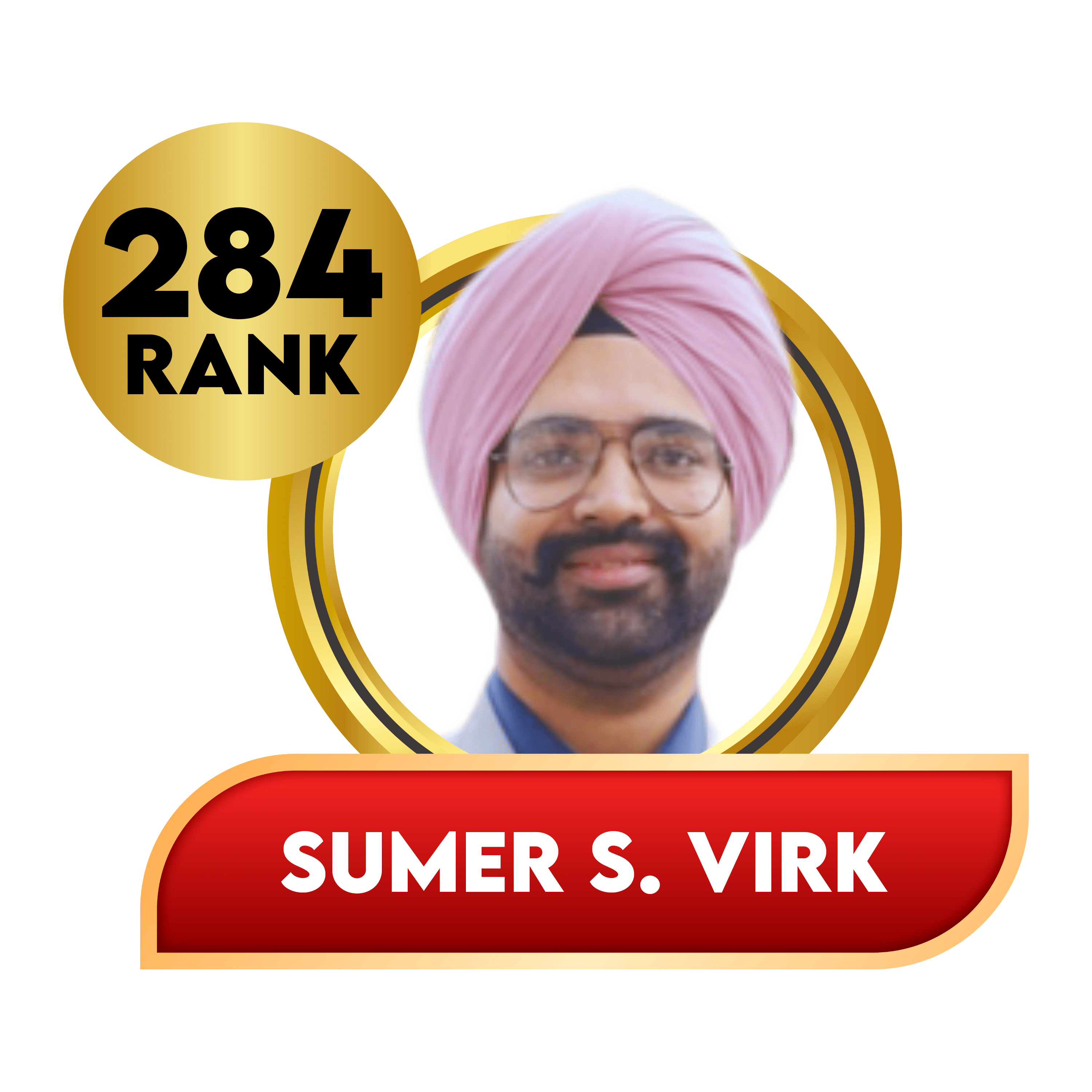Sumer S. Virk CBL UPSC Student All India Rank 284